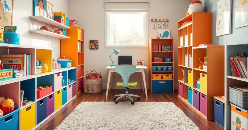 kids bedroom organization solutions Kids Room Storage4