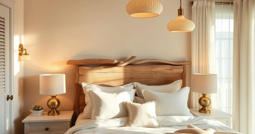 coastal interior design lighting ideas Coastal Bedroom Designs4