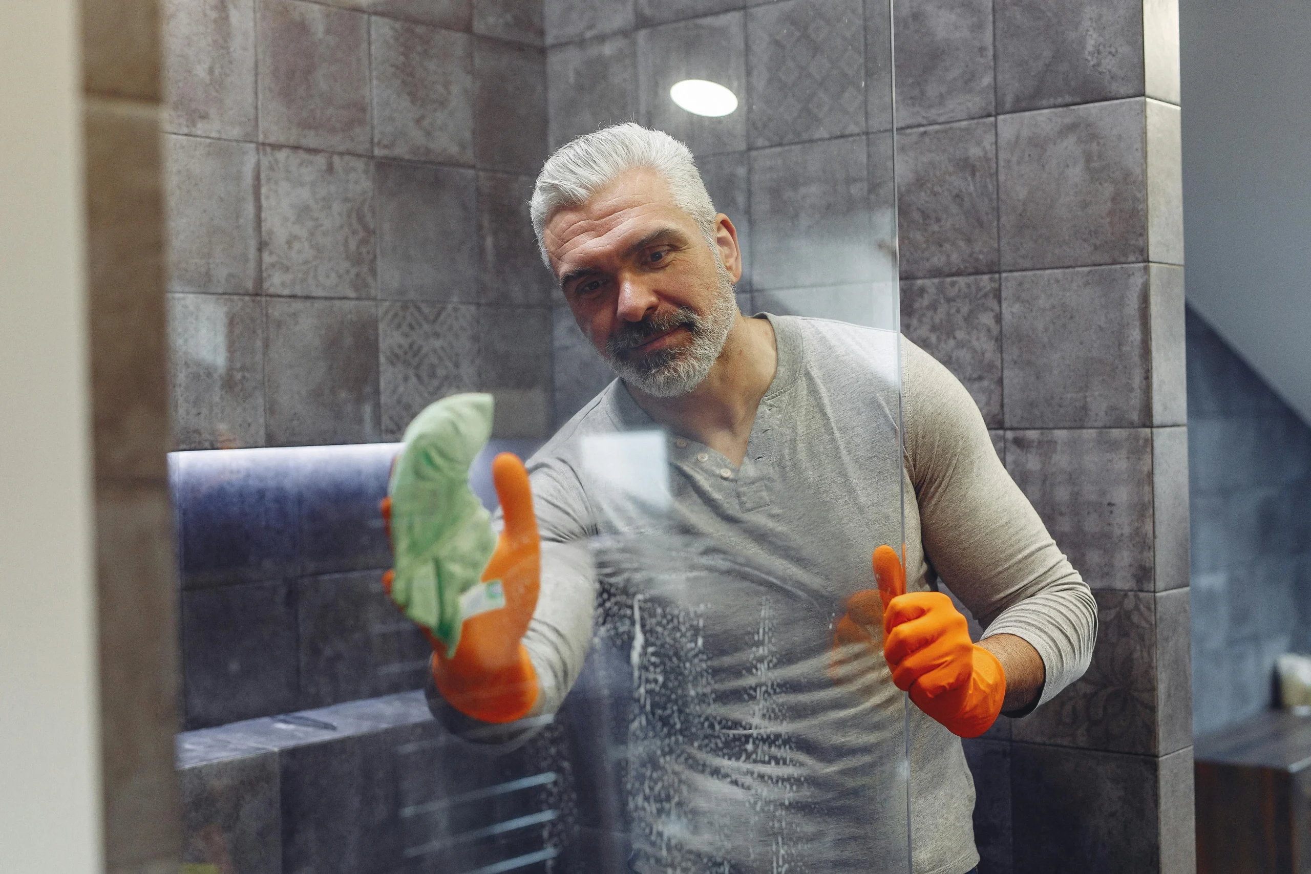 how to remove mold from shower