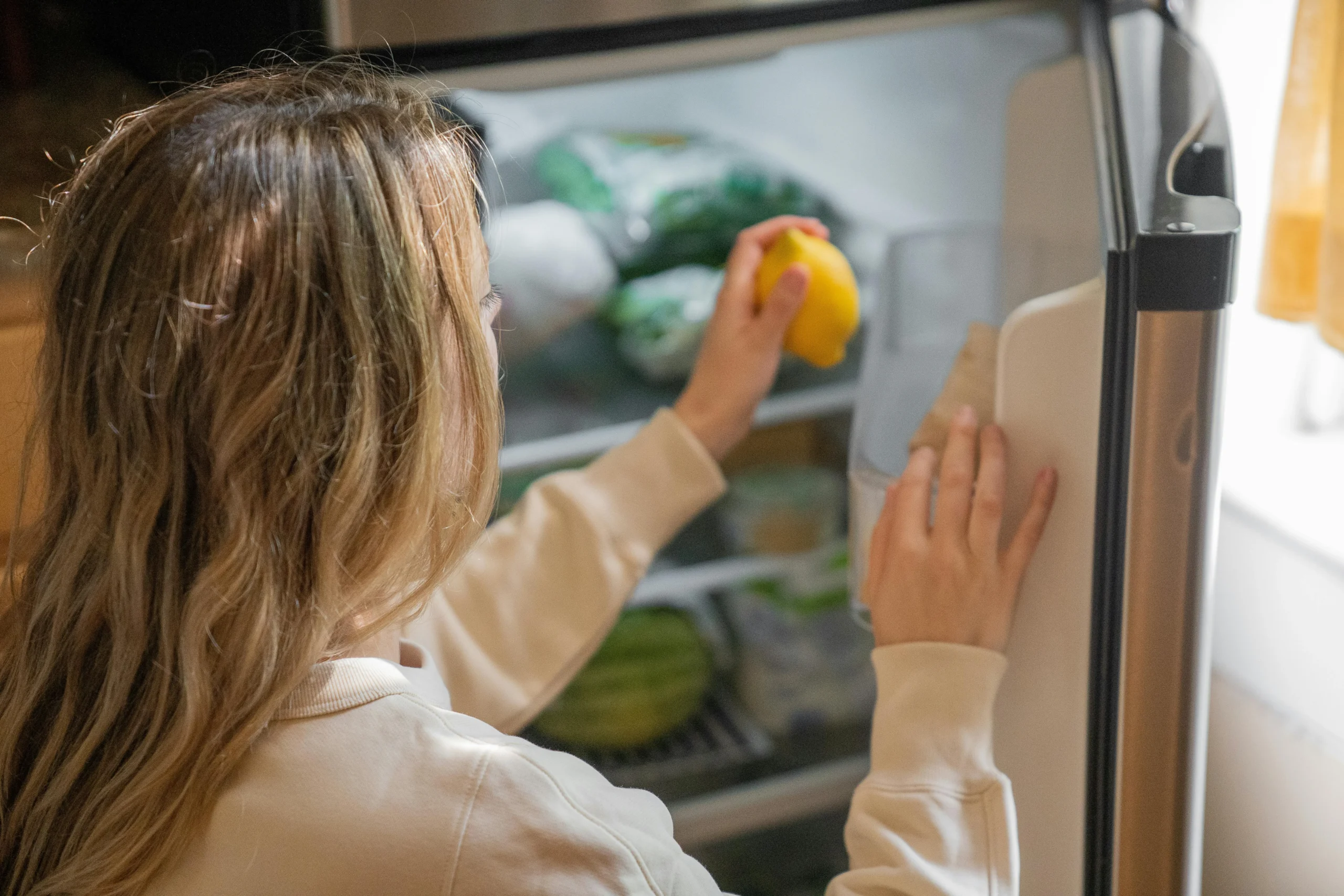 how to remove odors from fridge