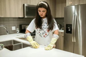 how to deep clean a kitchen